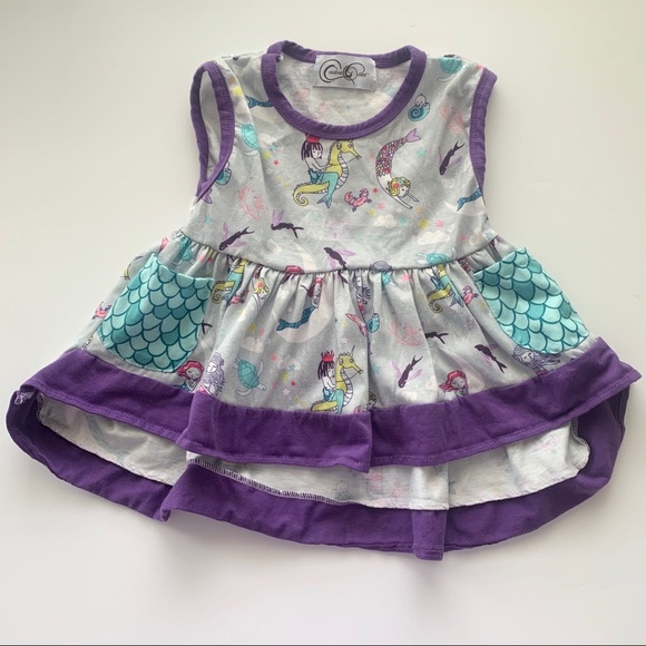 Creative Cuties Mermaid Top - Picture 6 of 8